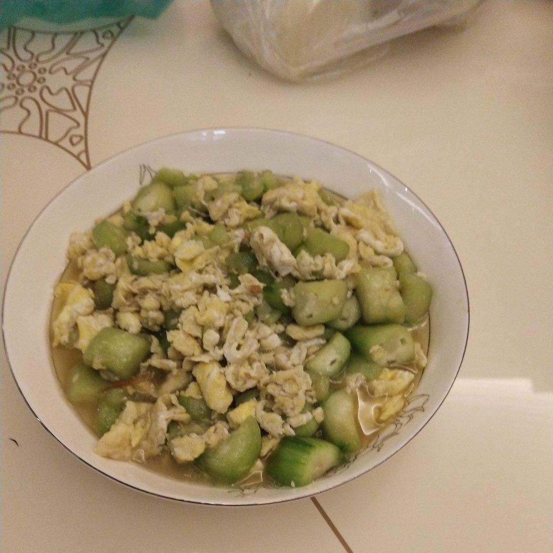 丝瓜炒蛋
