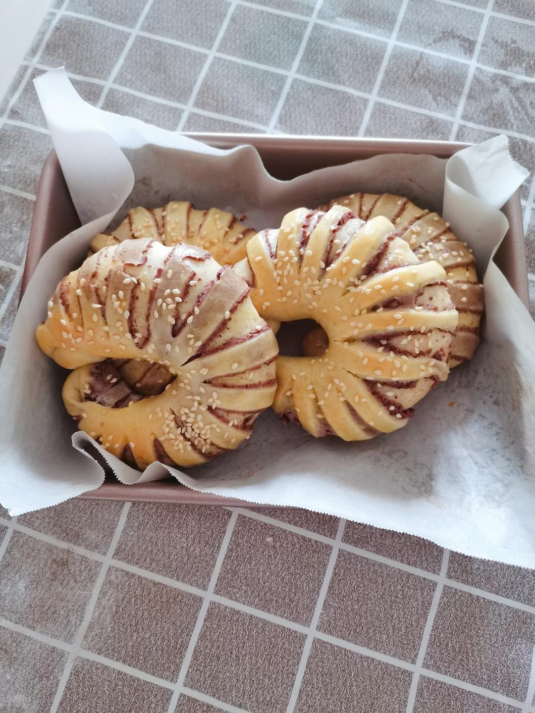 手揉面包—牛奶卷