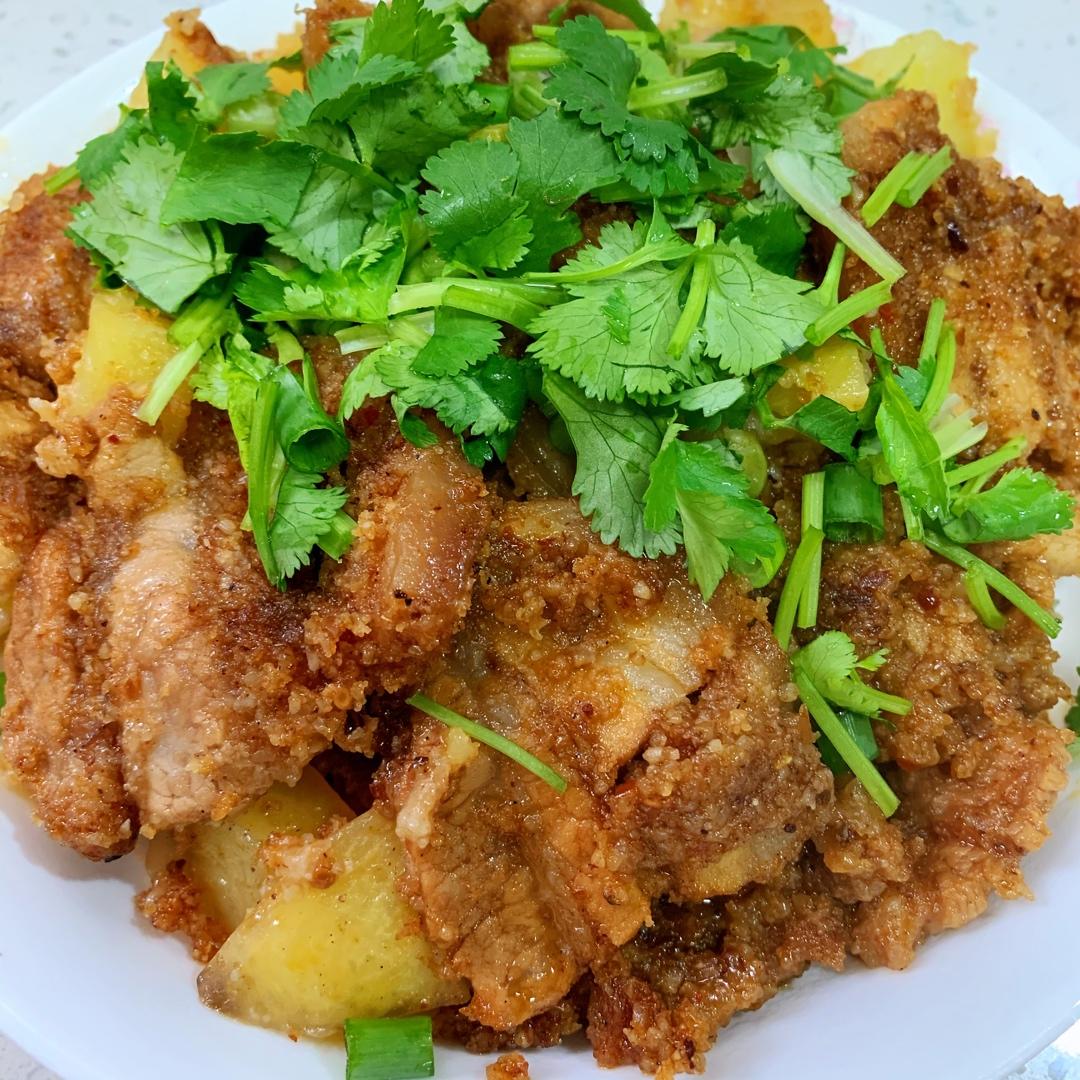 土豆粉蒸肉