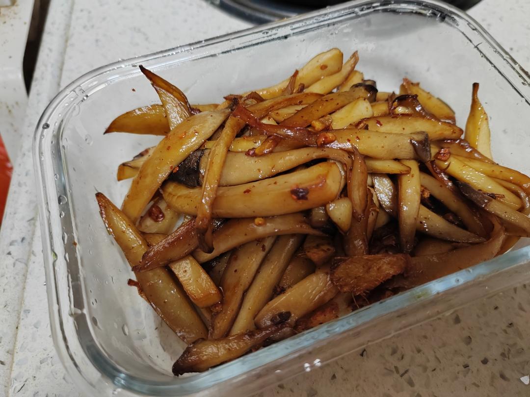 干煸手撕杏鲍菇