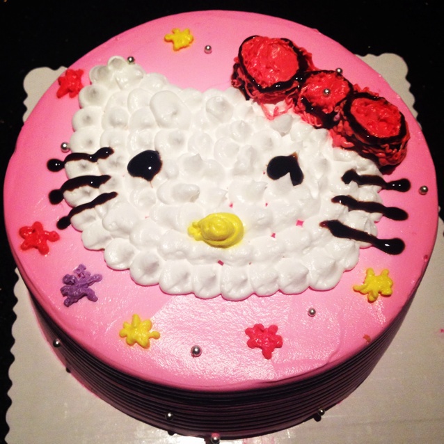 裱花蛋糕----超萌hello  kitty