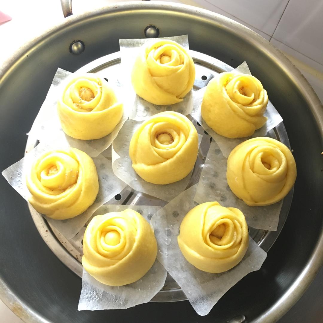 玫瑰花馒头