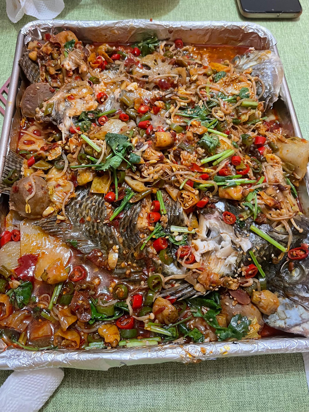 重庆烤鱼(烤箱版)爆好吃，爆简单