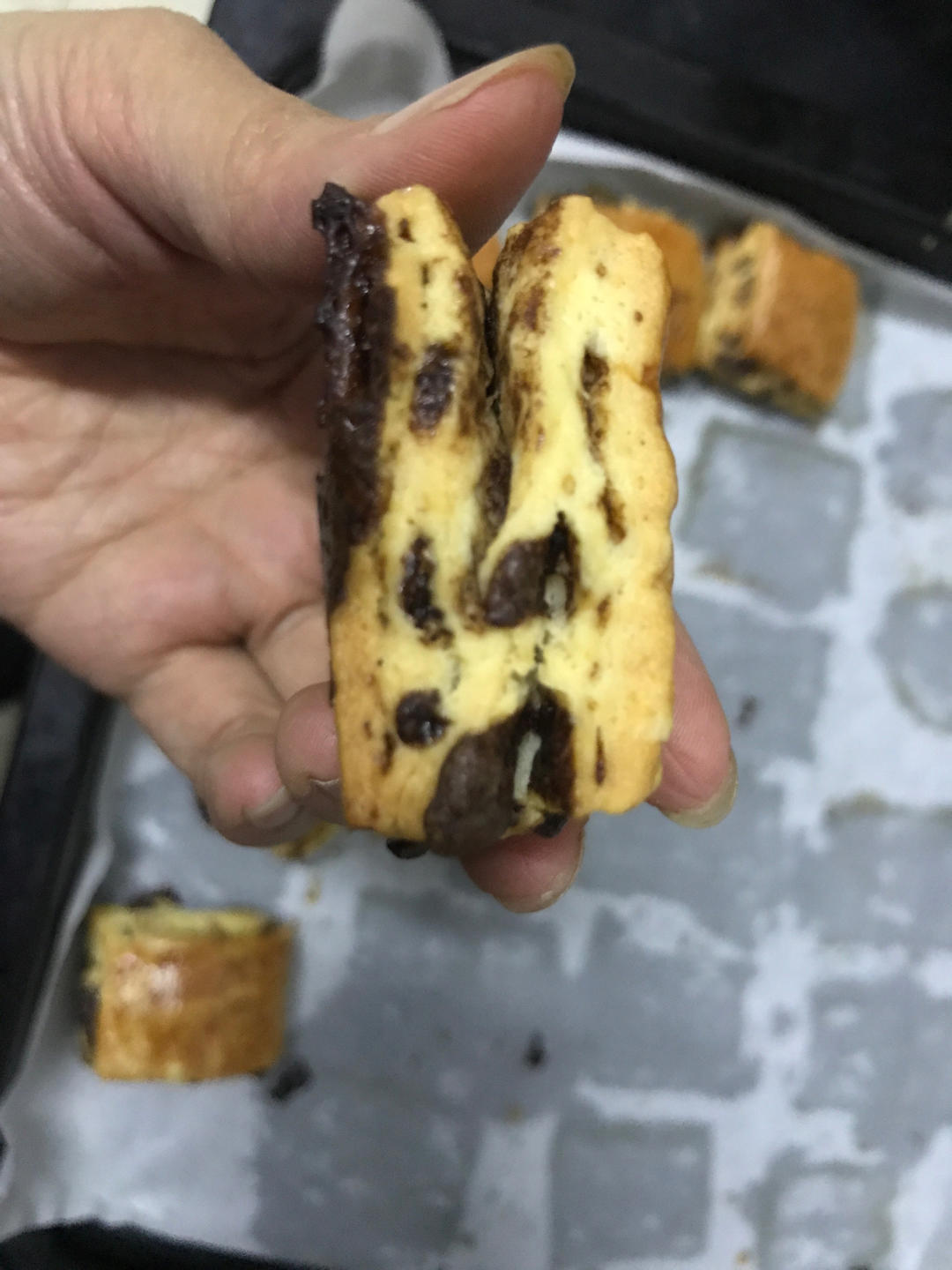 千层巧克力司康，简单的制作，不失败