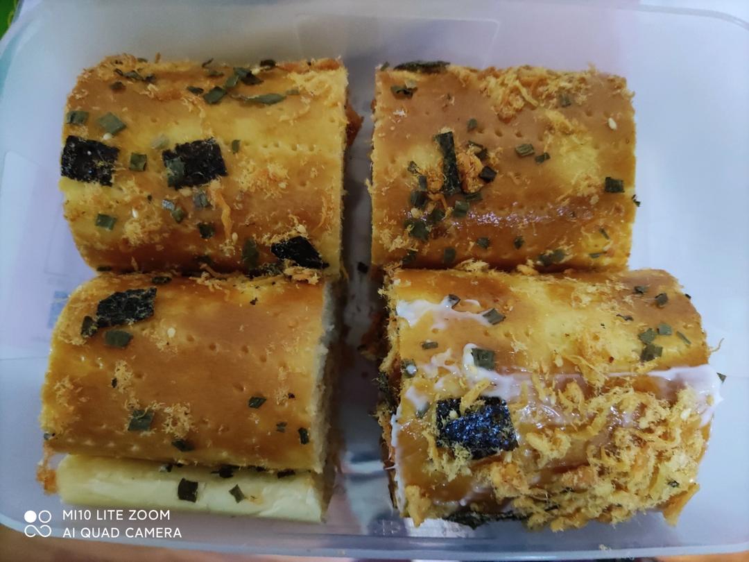 葱香肉松面包卷｜9⃣️0⃣️后小时候的味道