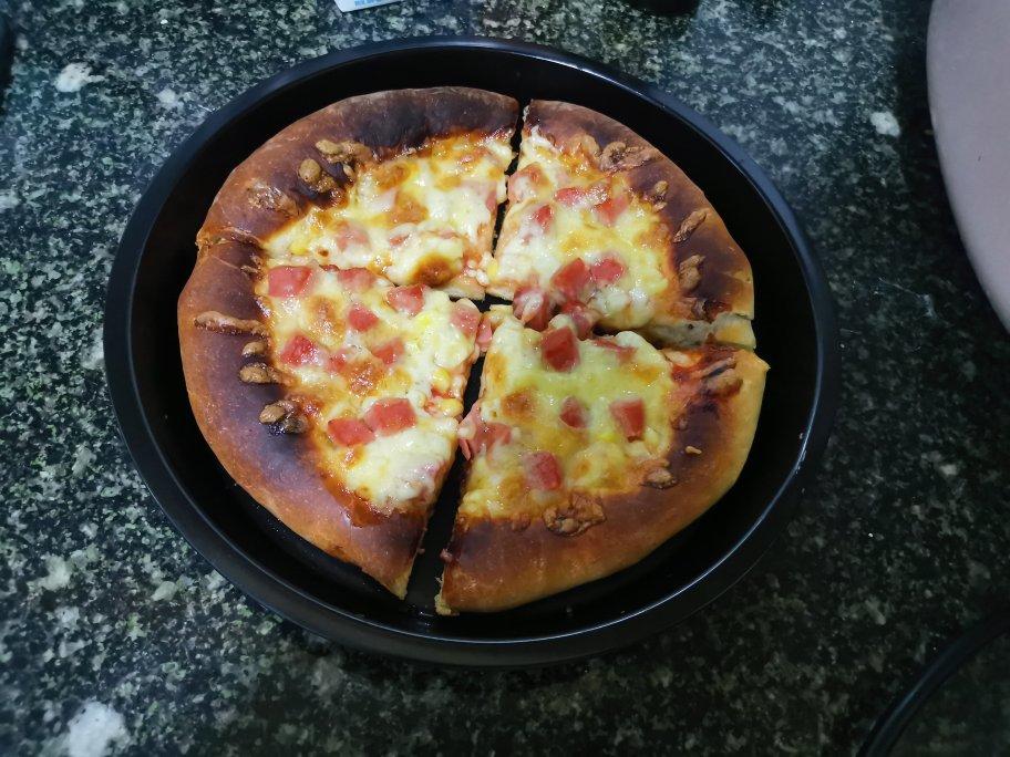 🍕单手披萨｜卡卡爸·教小白｜第一张披萨