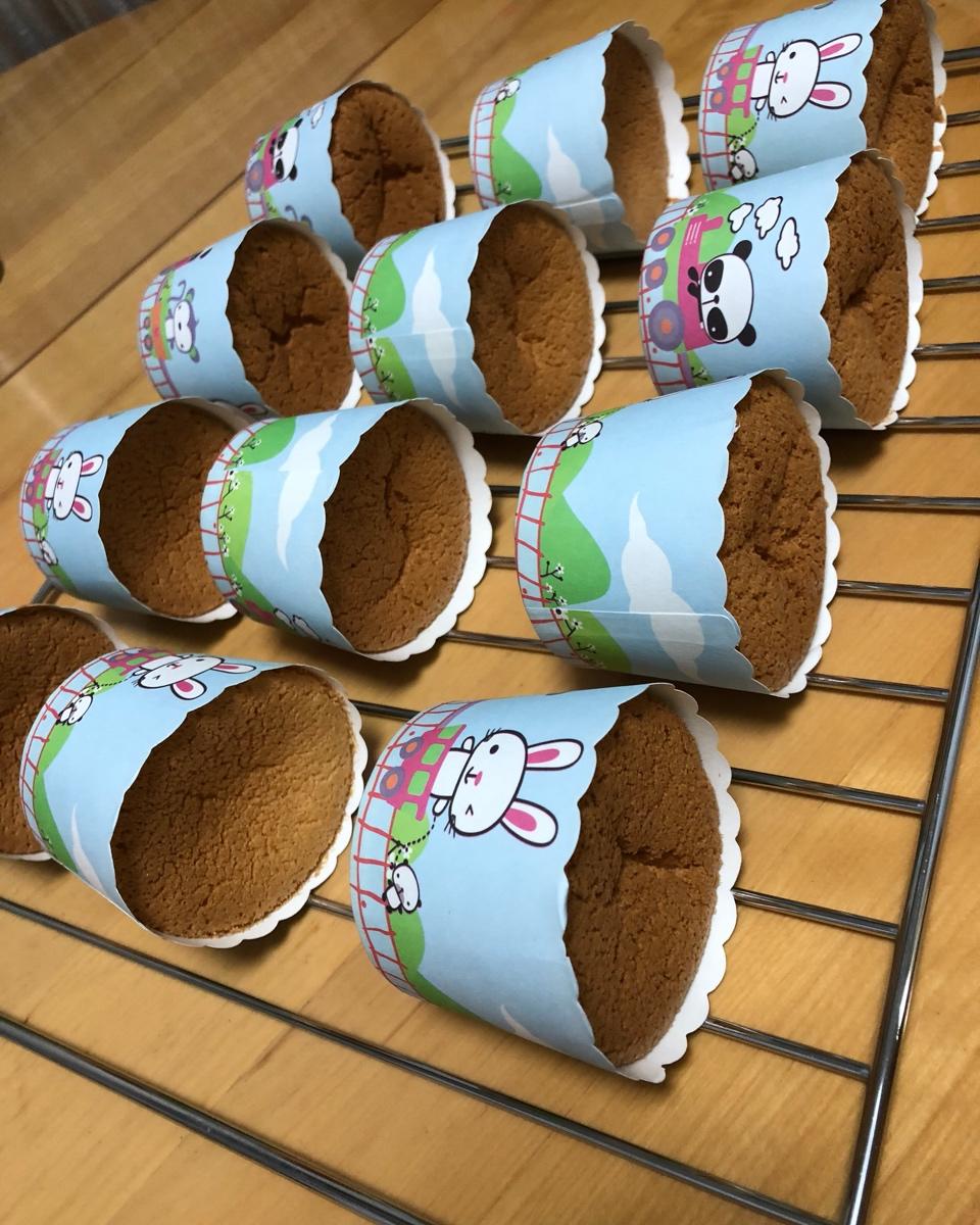 纸杯蛋糕 8寸戚风蛋糕的量