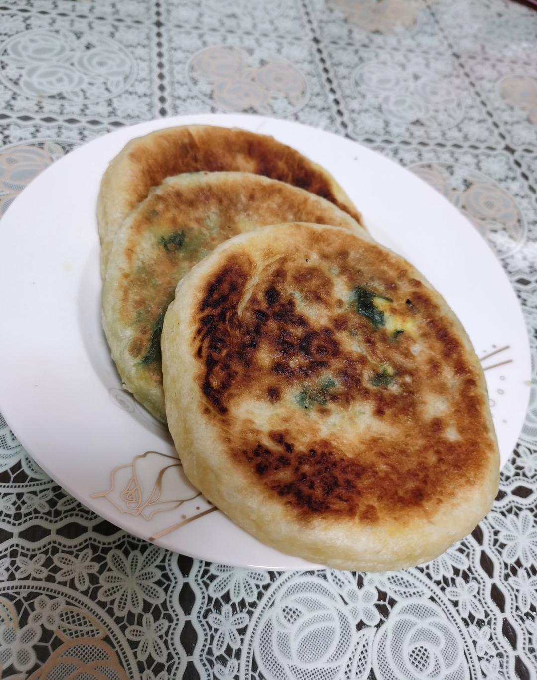 不用揉面的发面韭菜饼