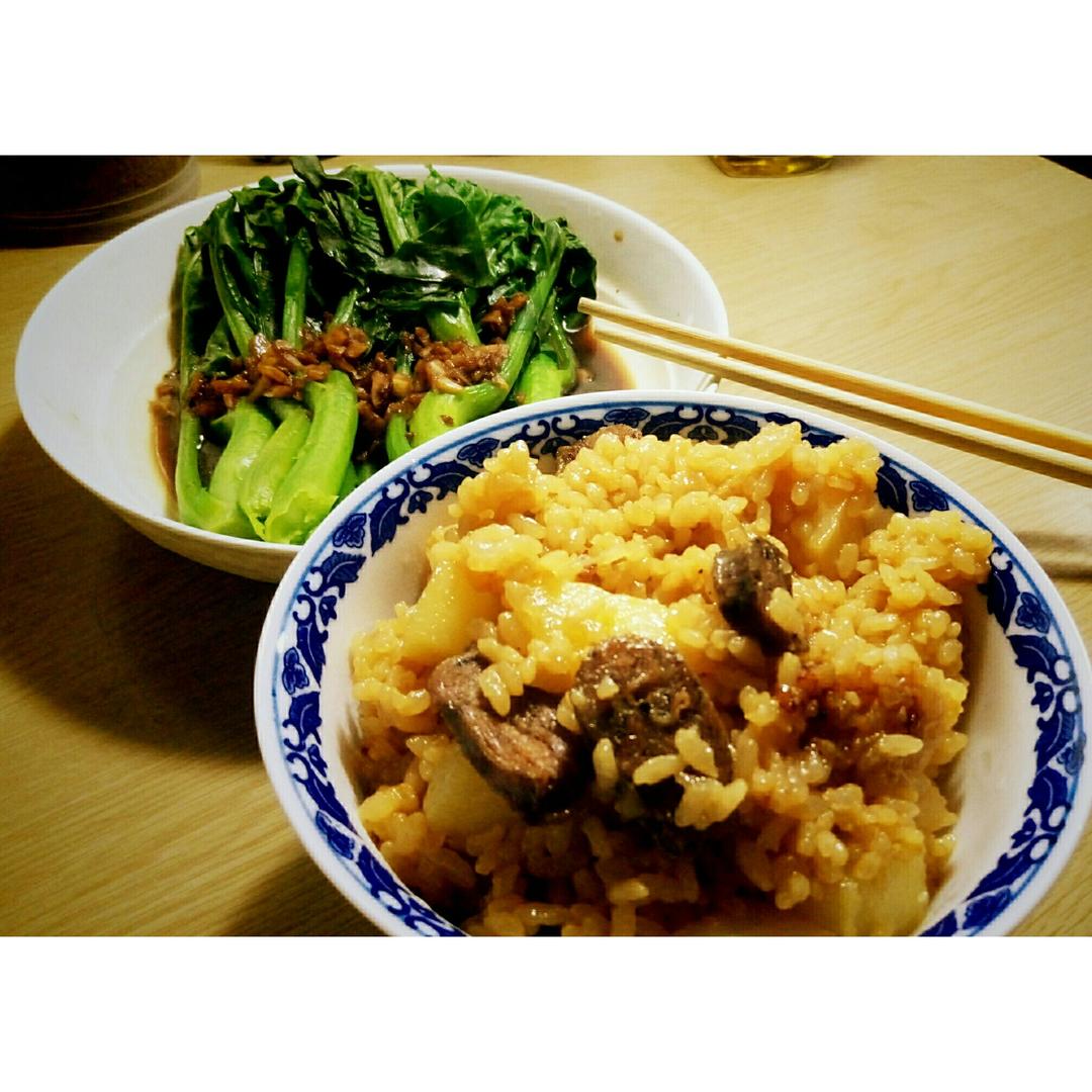土豆焖饭（电饭锅版）