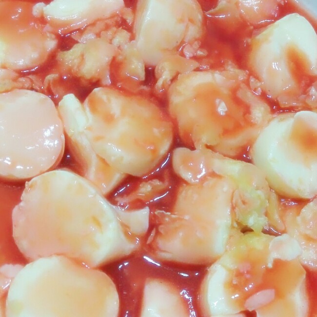 番茄酱煎日本豆腐