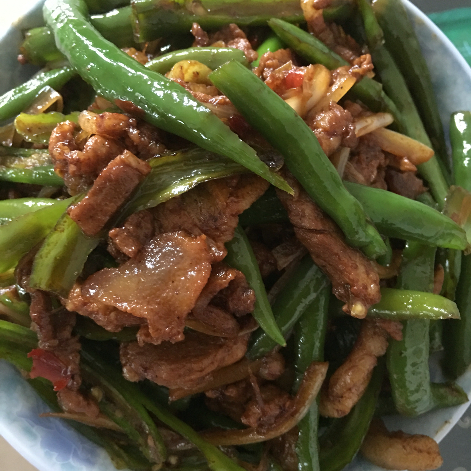 农家小炒肉【记忆中勾魂的油汤】