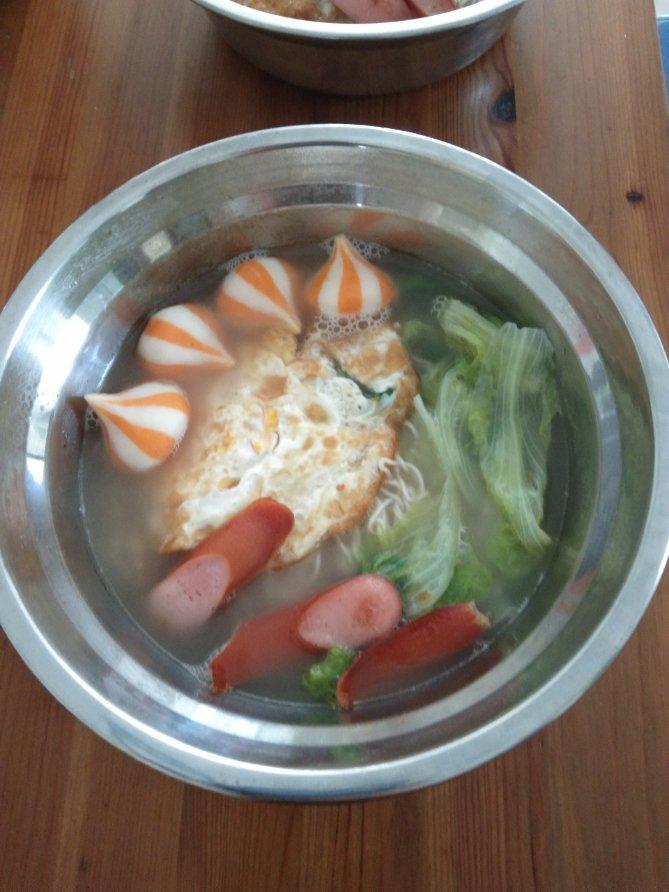 营养素菜早餐汤面