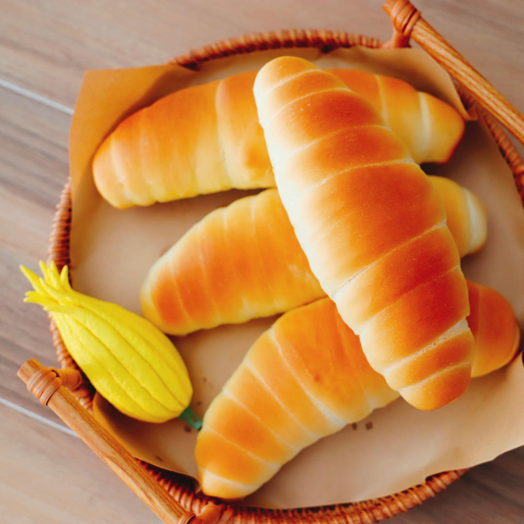 「食·日本九州」脆皮日式盐可颂，塩バターロール-プレッツェル風