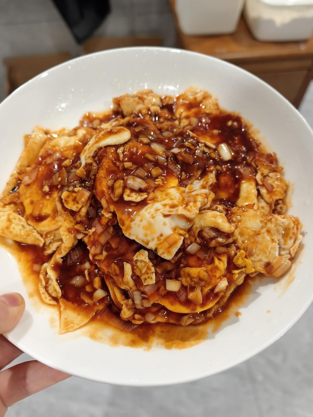 鸡蛋神仙吃法～给肉都不换的糖醋荷包蛋