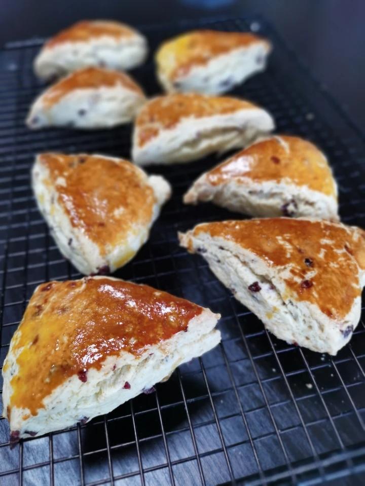 蔓越莓司康松饼