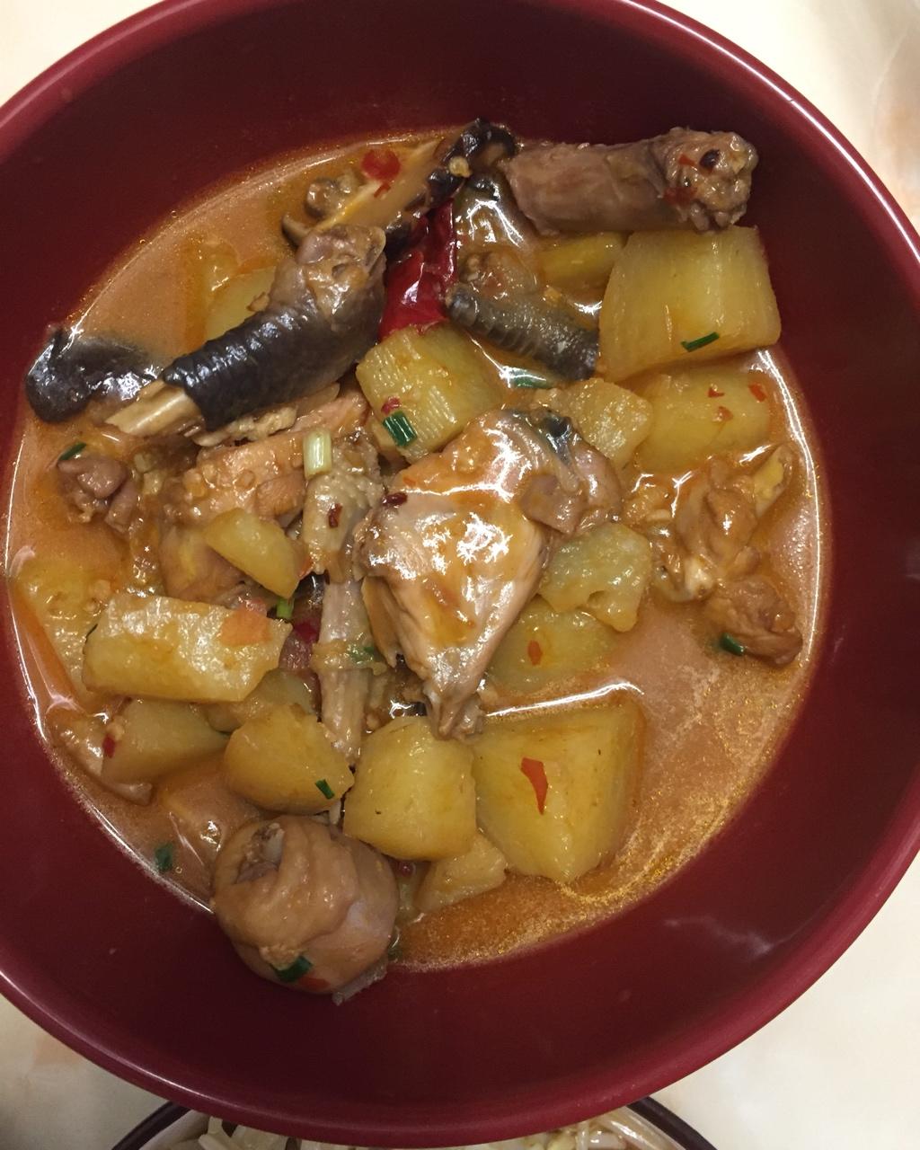 土豆烧鸡（非常下饭哦~）