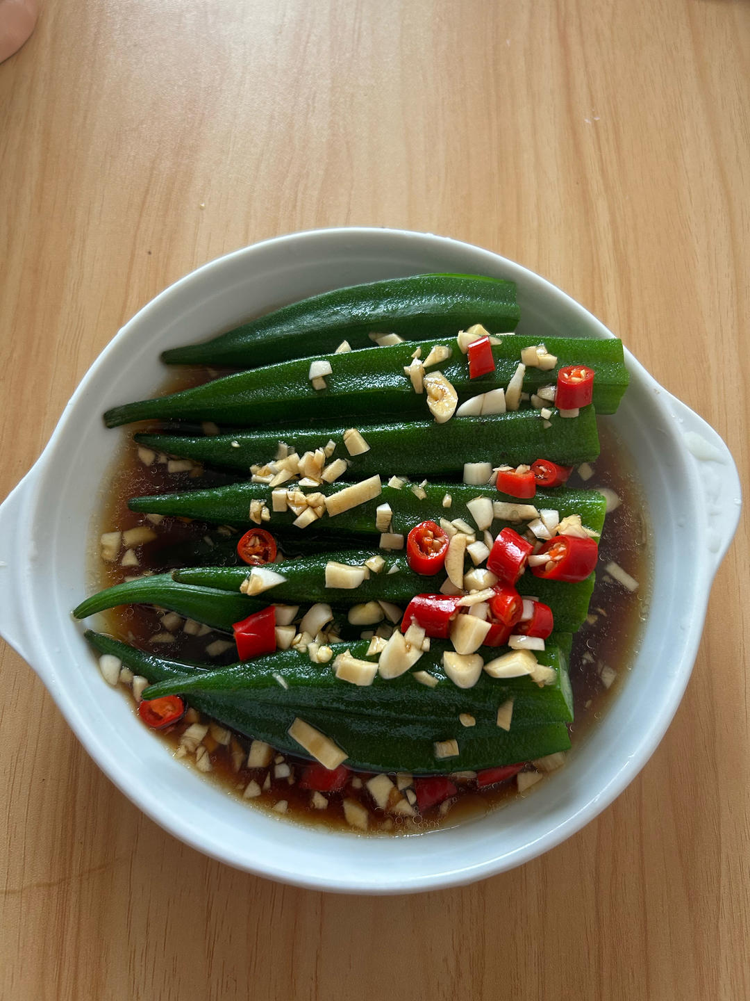 凉拌秋葵