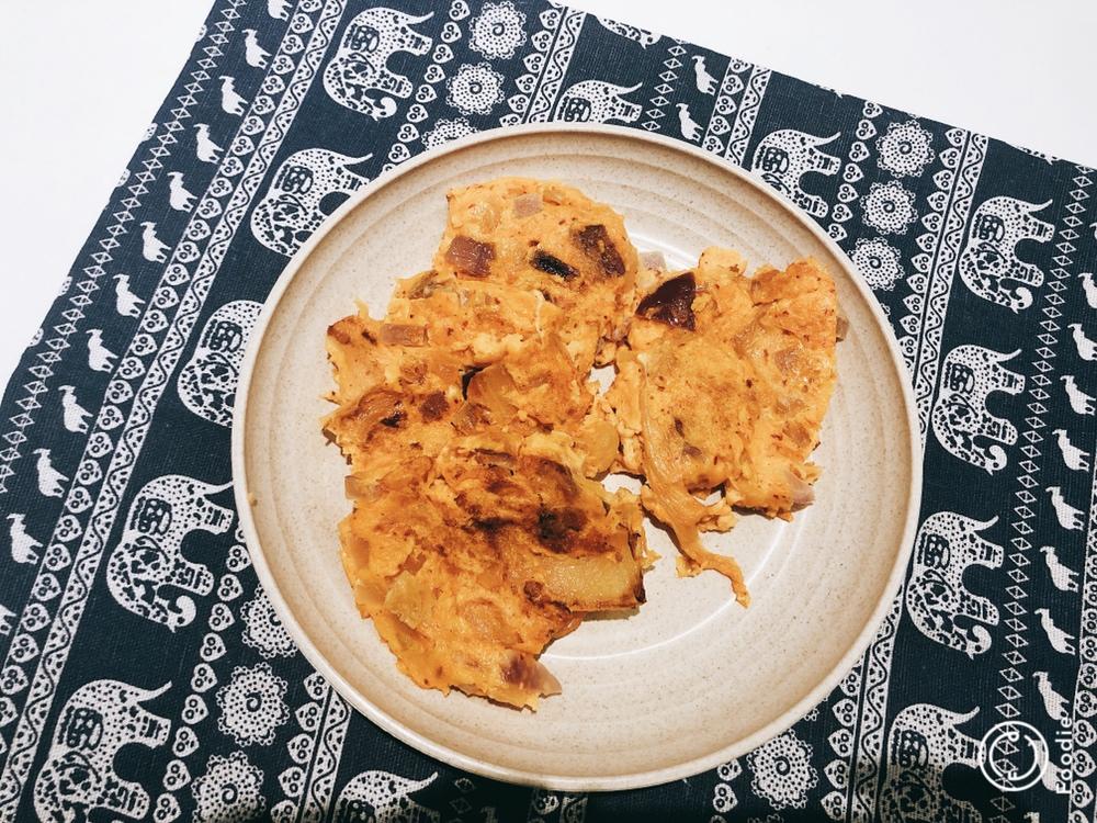 堂妈教你做泡菜饼