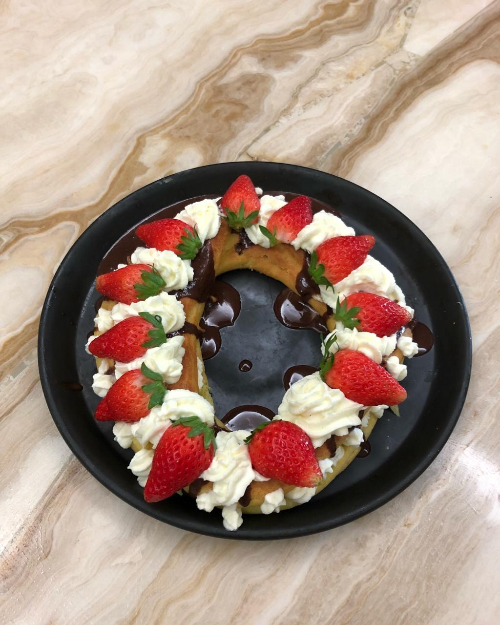 高颜值的花环泡芙