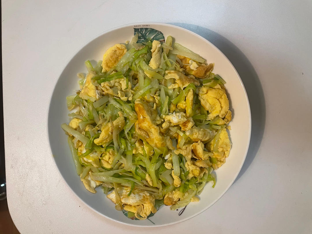蒜黄炒蛋