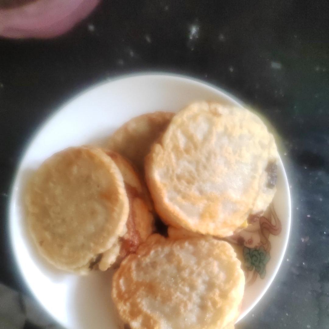 早餐霸王~沉甸甸鸡蛋汉堡