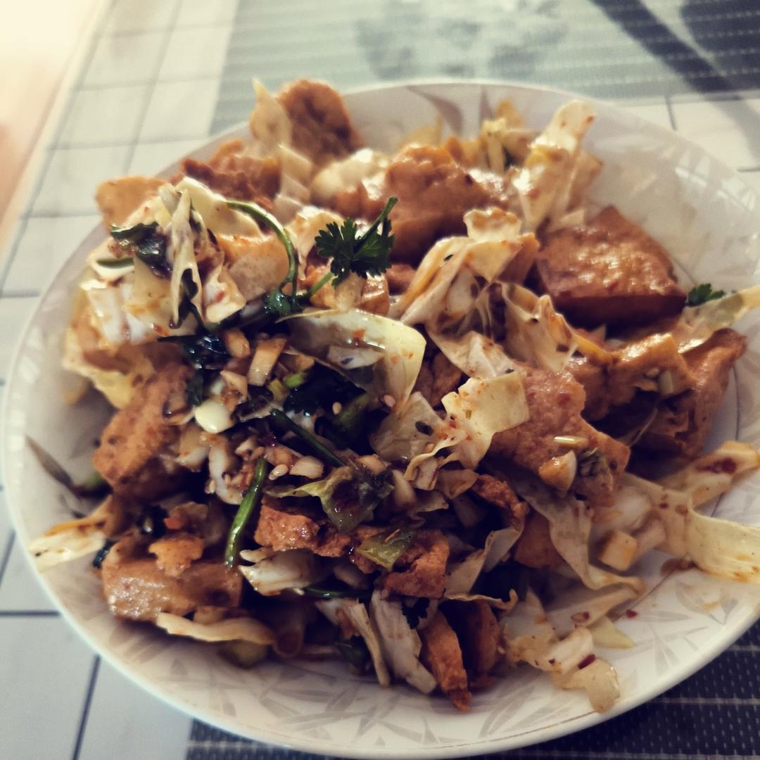 拌脆皮豆腐