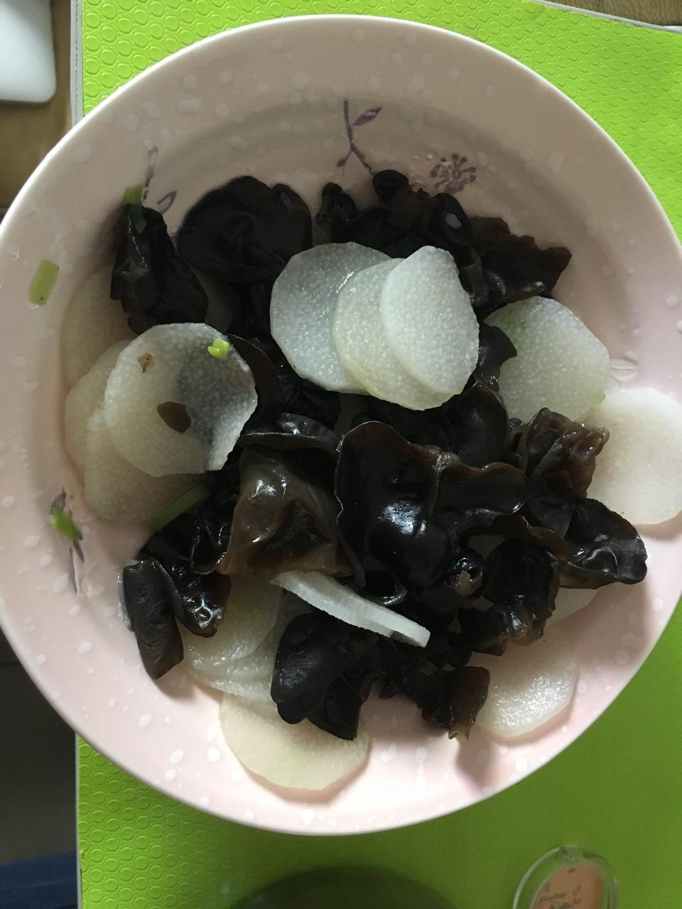 山药炒木耳