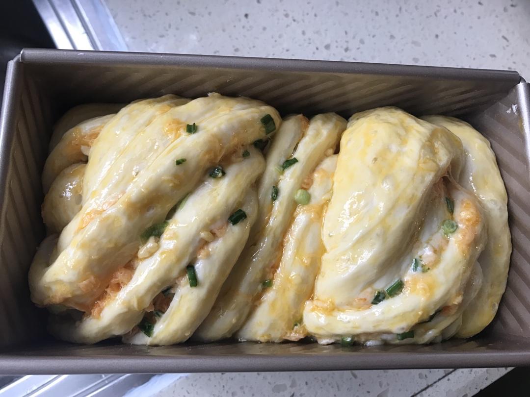 香葱肉松手撕吐司