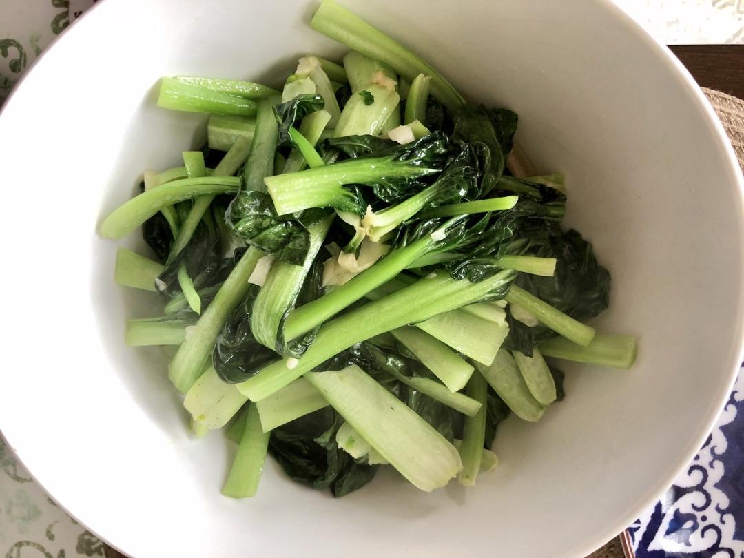 vivi_vivi_做的清炒乌塌菜(菊花菜)