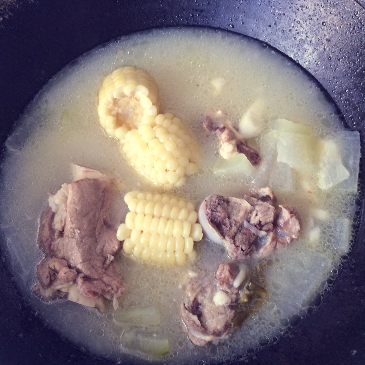 冬瓜玉米排骨汤