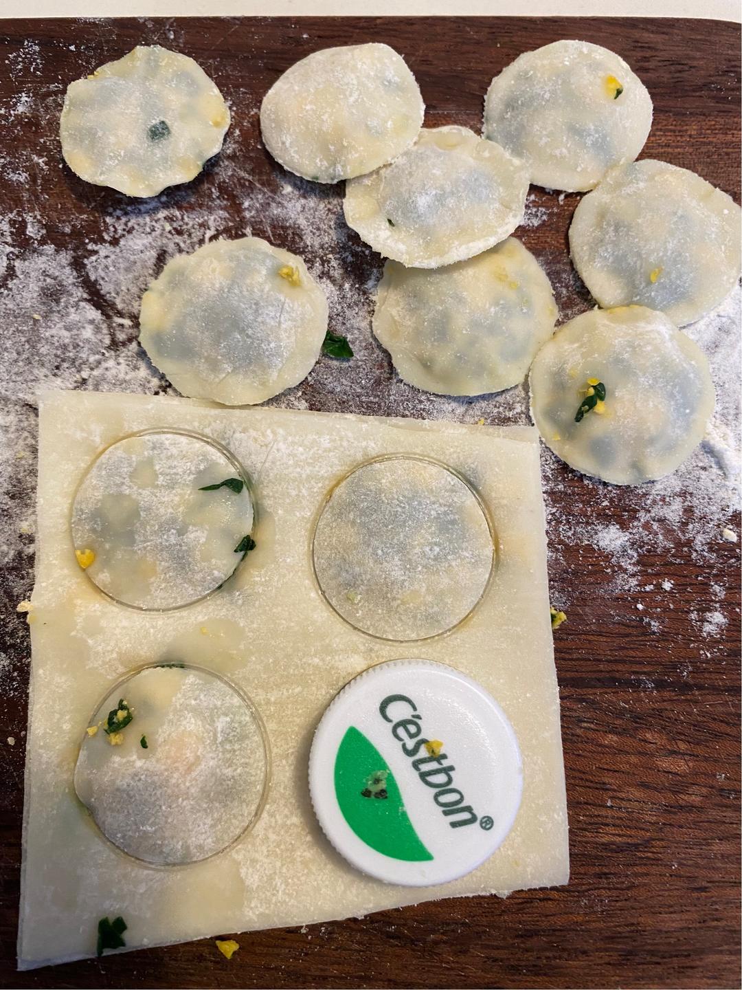 宝宝辅食馄饨蛋黄菠菜馅（无蛋白）适合敏宝