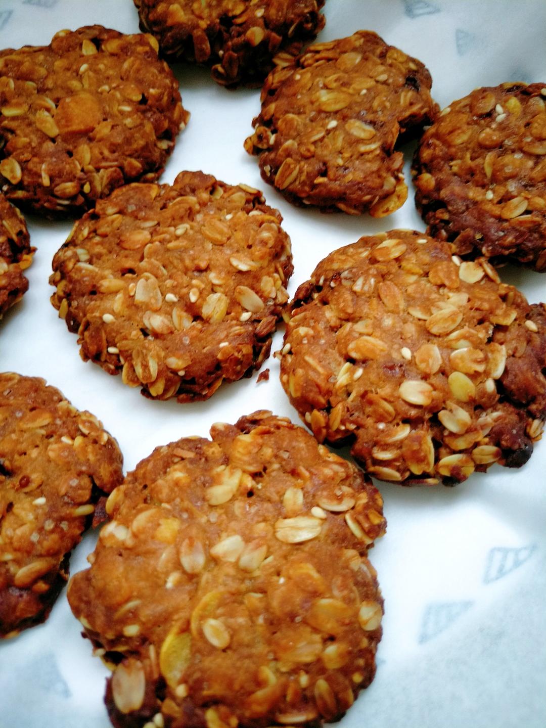 🔥酥掉渣的燕麦饼干🍪