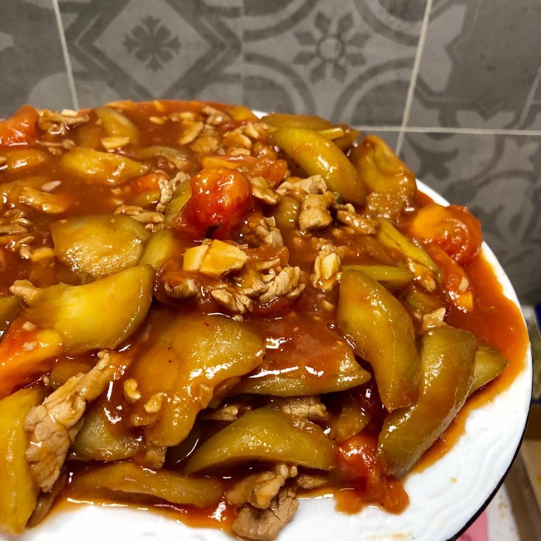 堂妈小厨——番茄烧茄子🍆