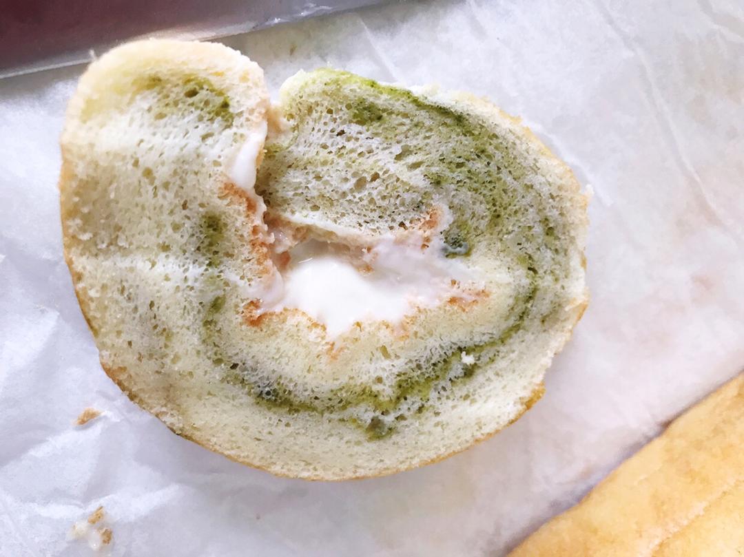 过儿能吃八个饼 做过抹茶大理石肉松卷