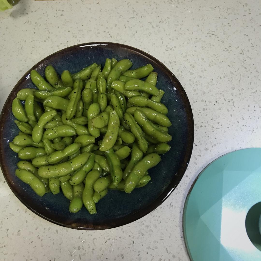 黑椒芝香毛豆