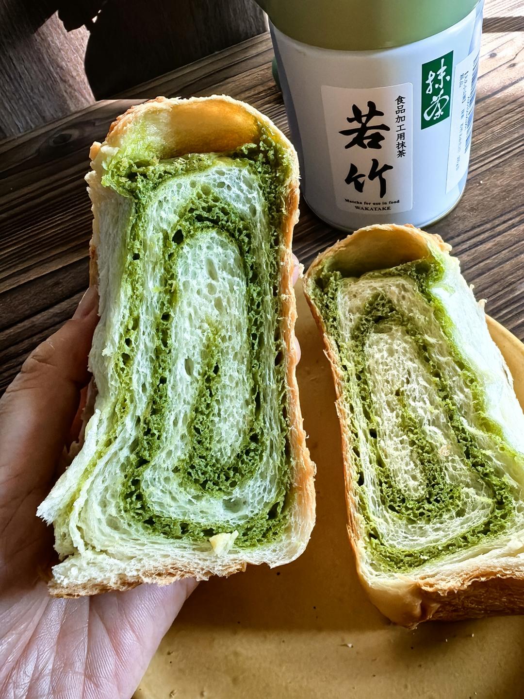 【奶酥吐司】｜抹茶+可可两种口味｜简单快手版