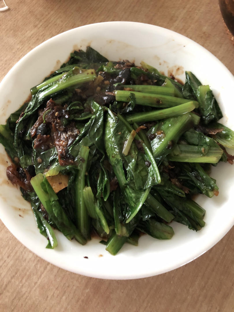 经典粤菜—米饭杀手|豆豉鲮鱼油麦菜