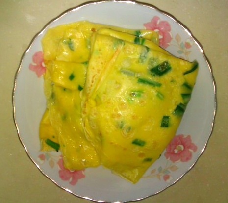 韭菜鸡蛋煎饼