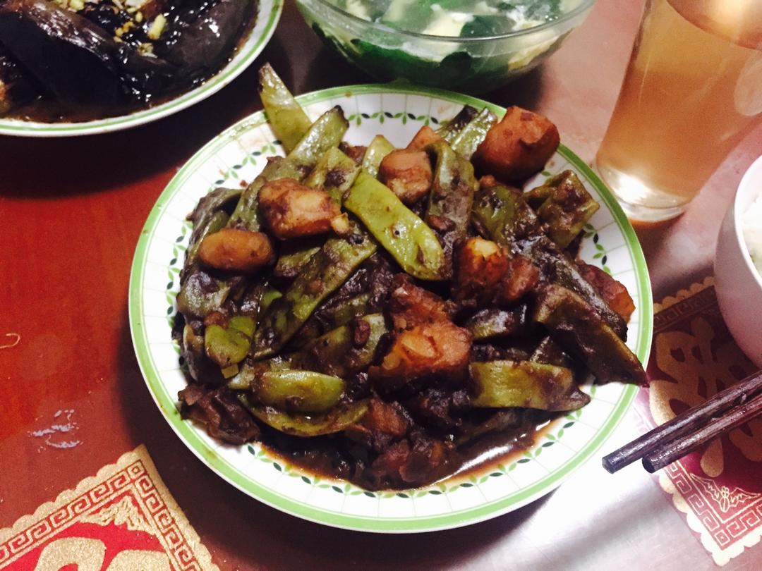 土豆炖豆角