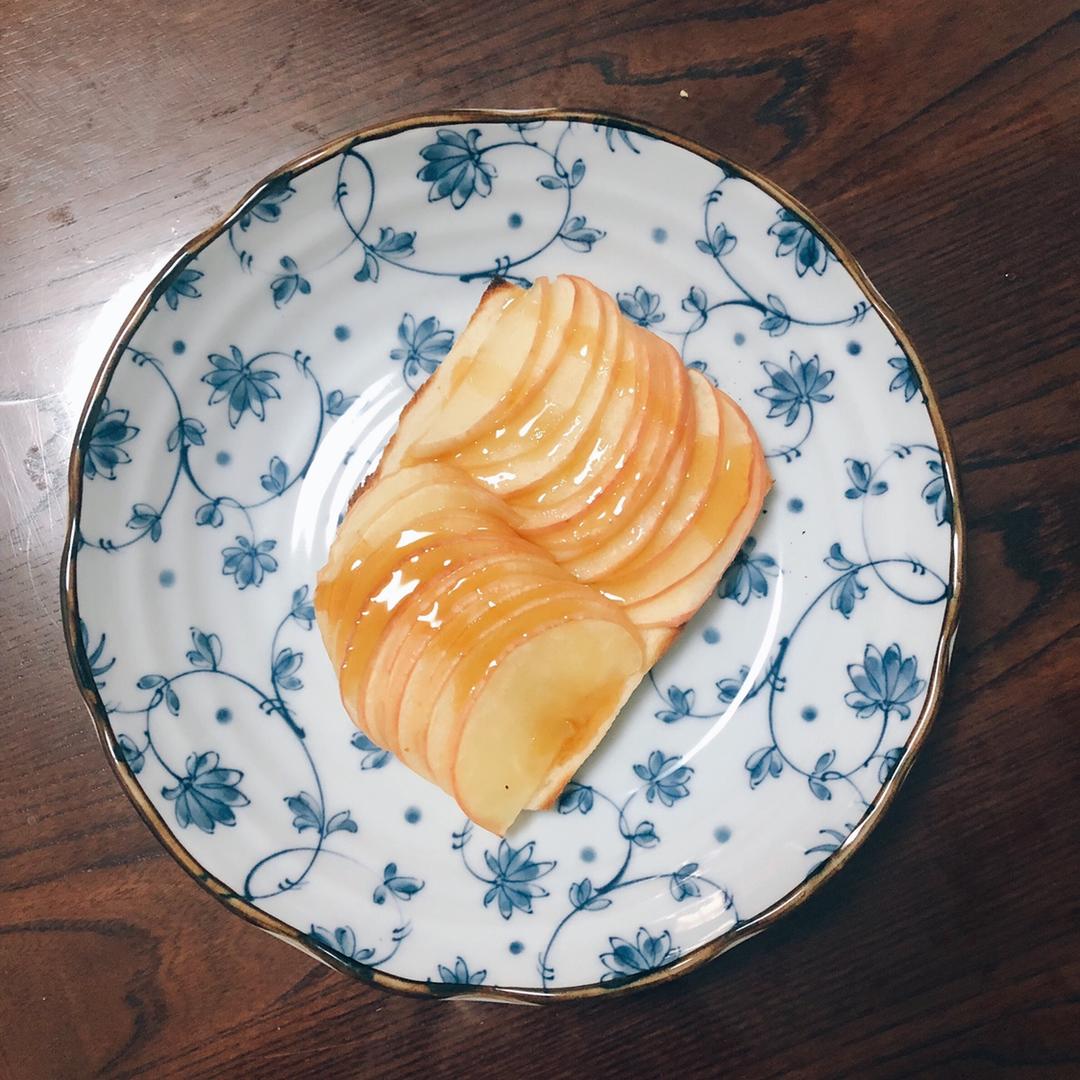 低热量吐司苹果派
