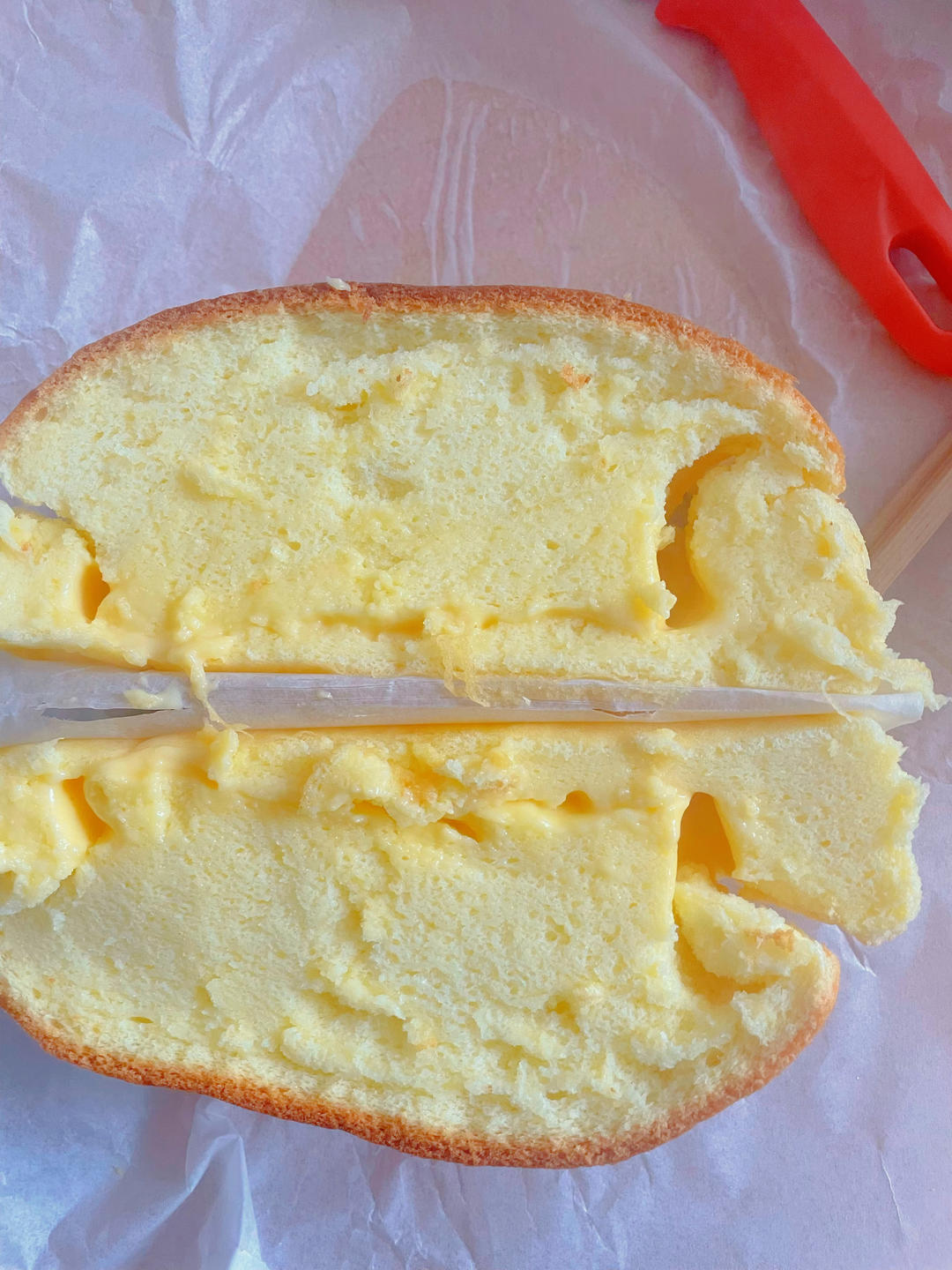 堪比柯基屁股
爆浆芝士🧀古早蛋糕