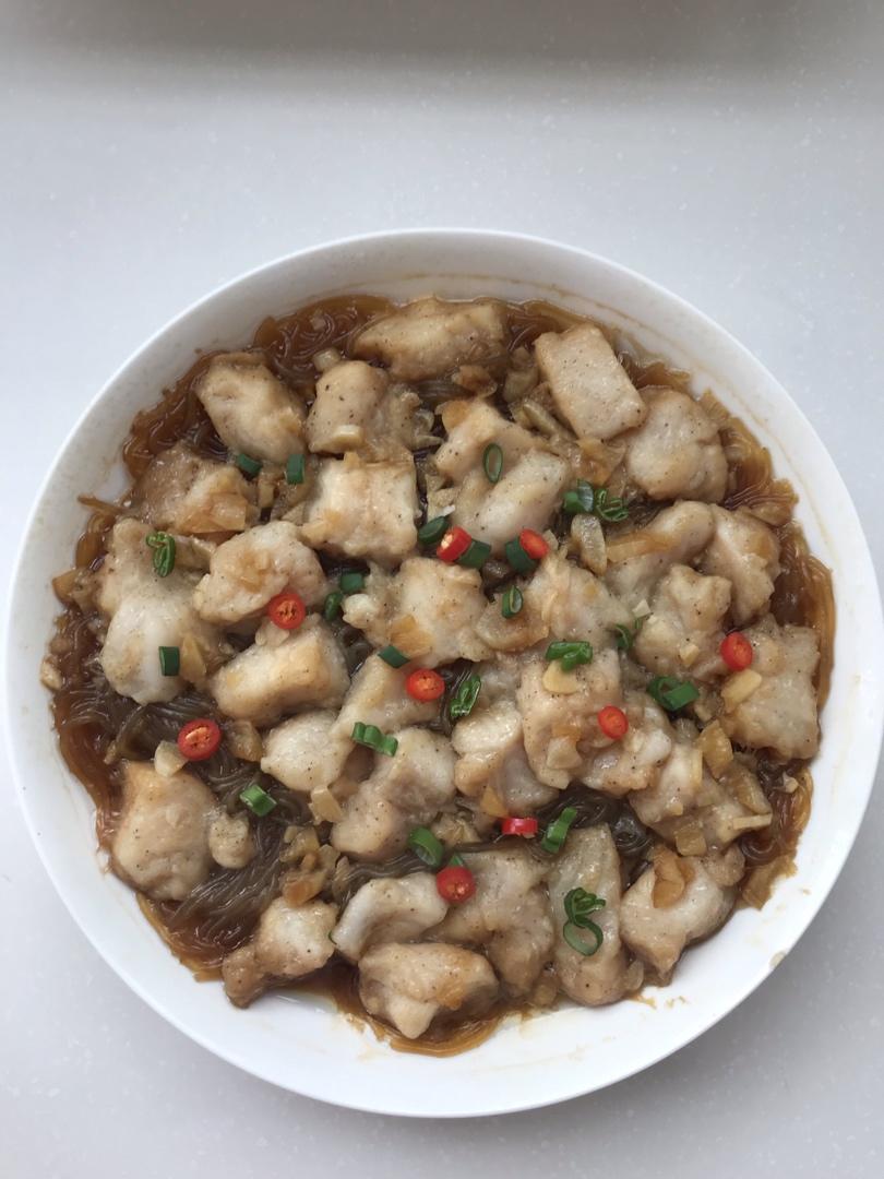 🔥吃不胖❗️蒜蓉粉丝龙利鱼❗️