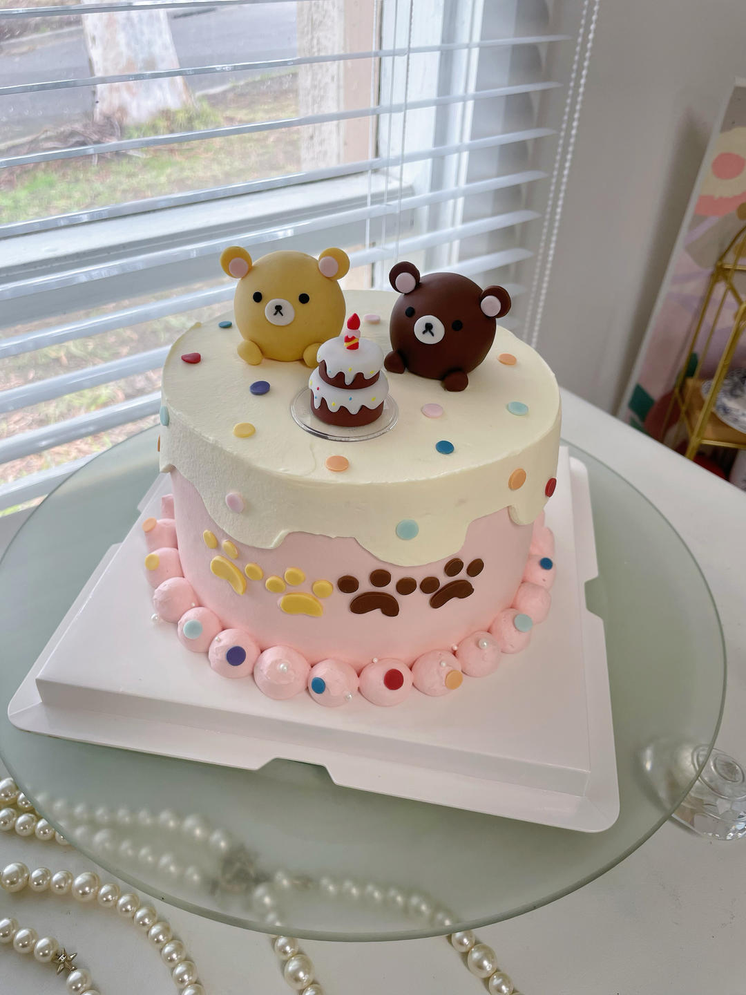 ins复古风奶油蛋糕