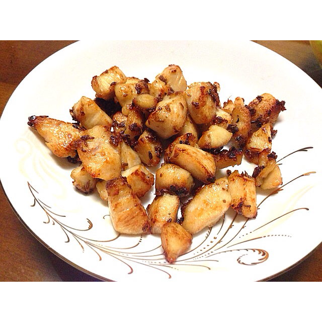 孜然鸡肉粒