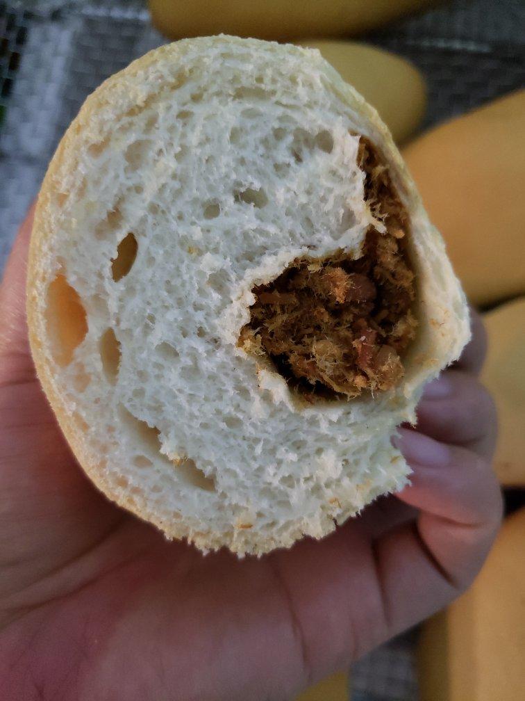 香辣肉松餐包