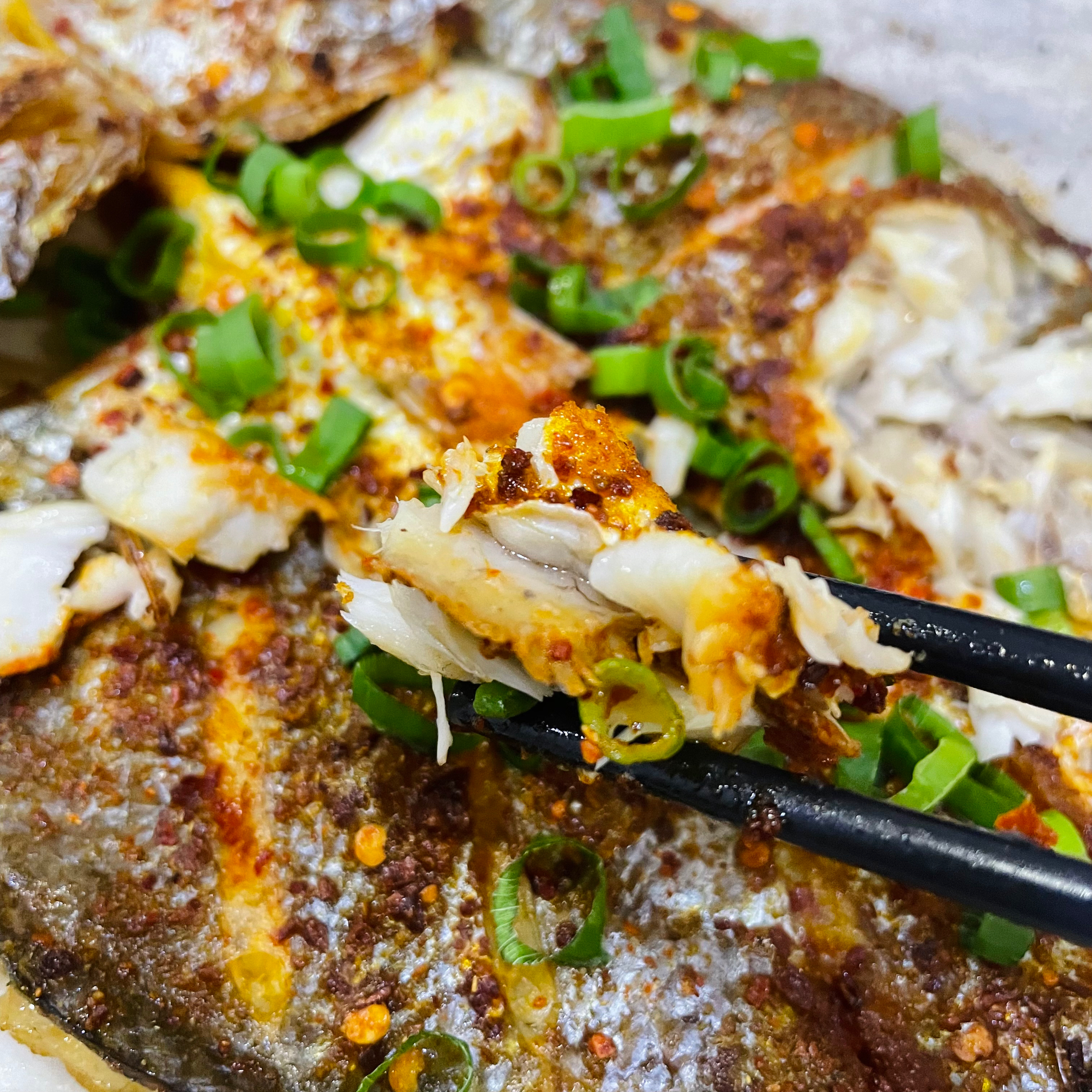 超下饭的烤黄花鱼的做法 步骤28