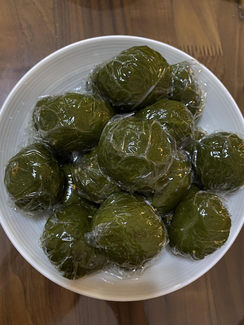 放三天都是软软糯糯的艾草青团
