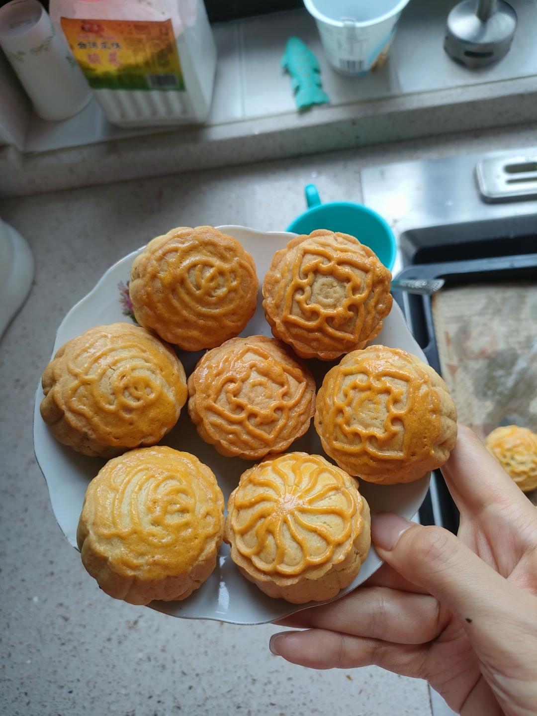 五仁月饼～不用转化糖浆的版本