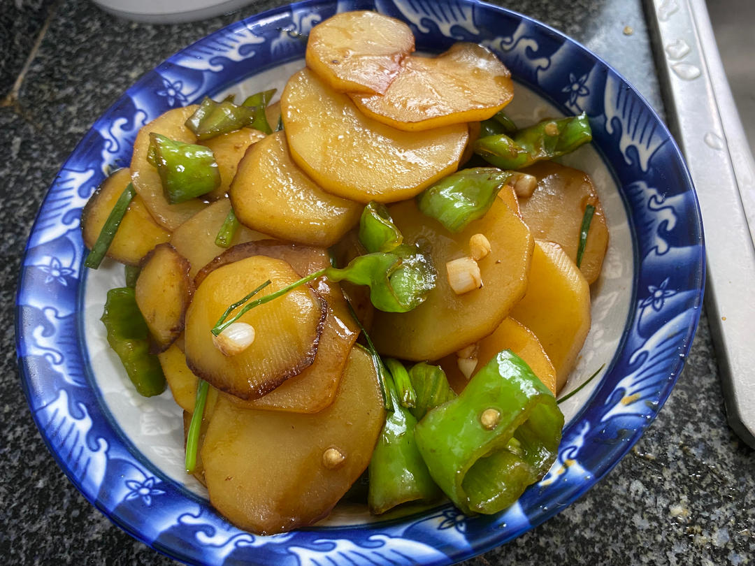 家常炒土豆片