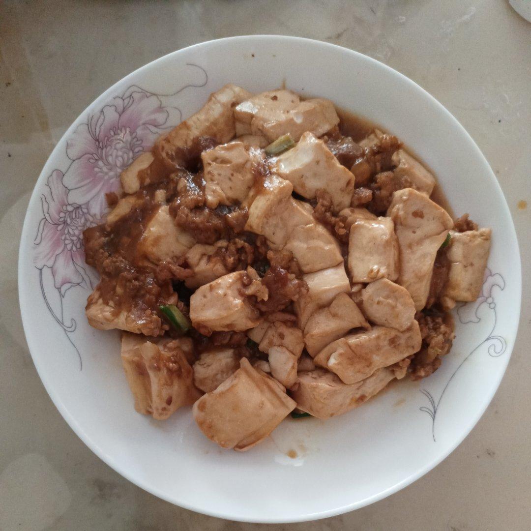 肉末烧豆腐